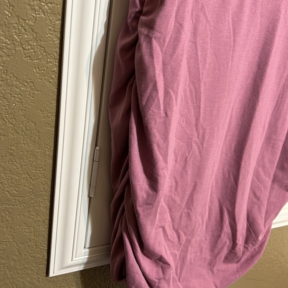 Nine West Women’s Dress Sleeveless V-Neck Midi Size Large Med Purple Color - Picture 4 of 7